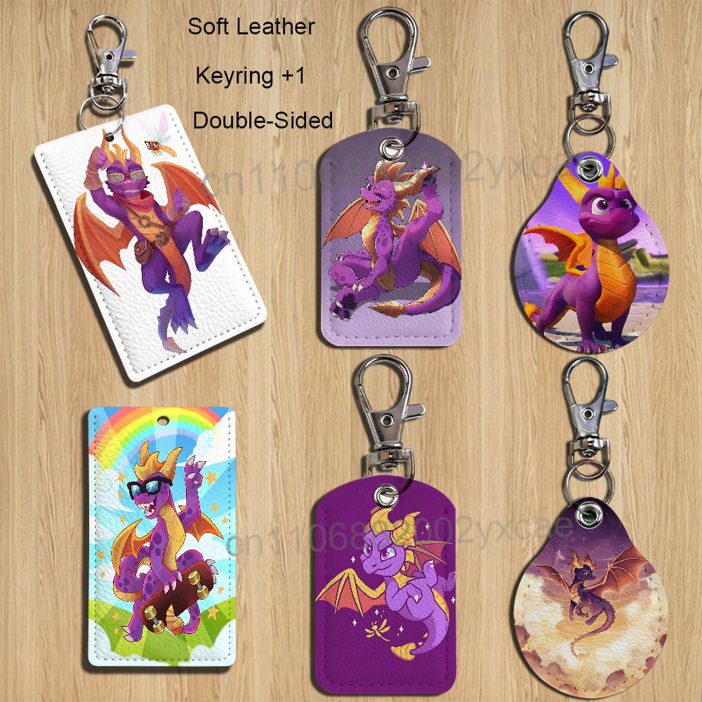 Gaming Accessories Gifts - Portachiavi in pelle Spyro the Dragon