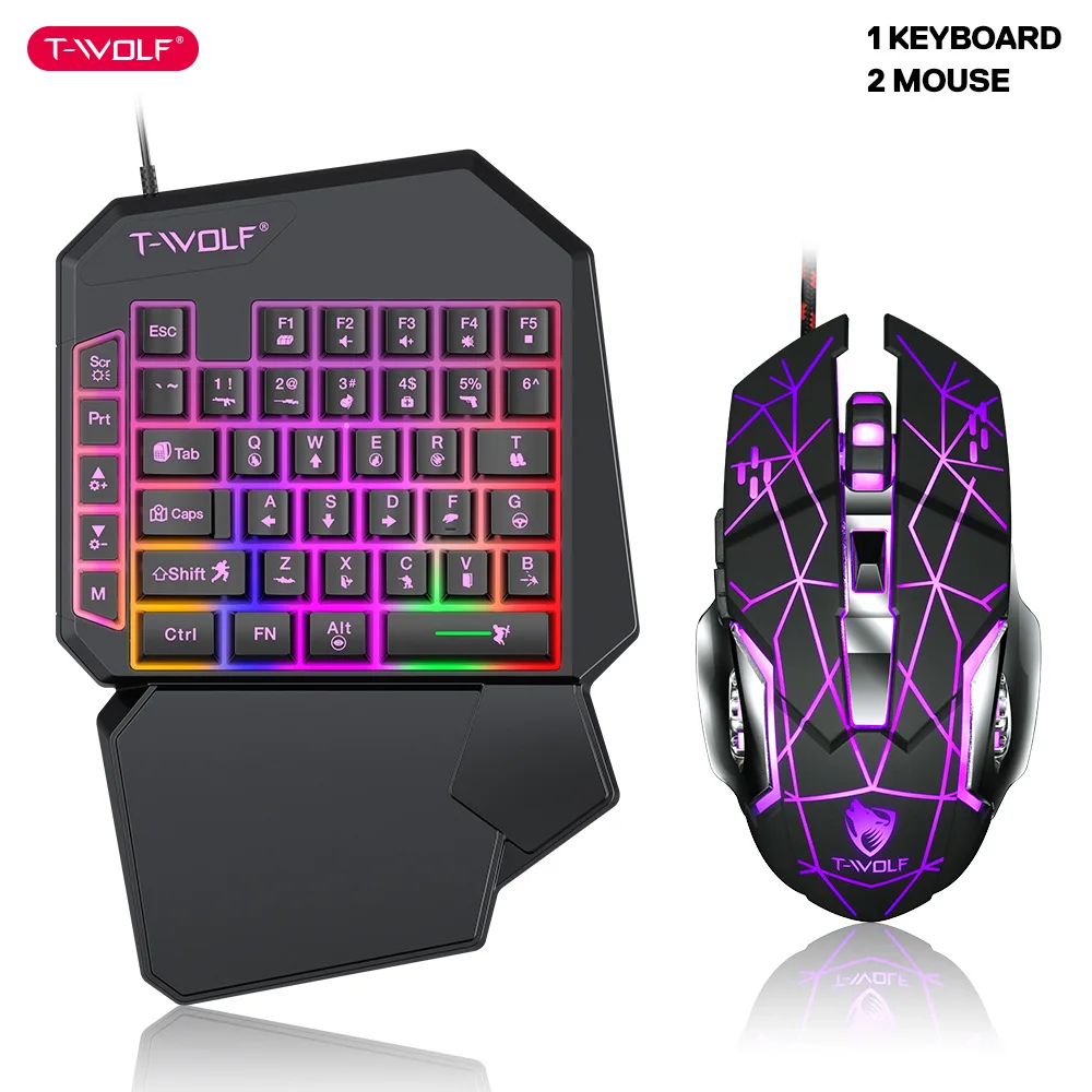 Gaming Hand Accessories - T-WOLF TF900 Set trono tastiera con