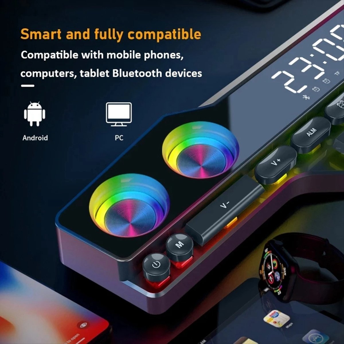 Gaming Accessories Lights - Altoparlanti DTC5 V18 con Luci LED