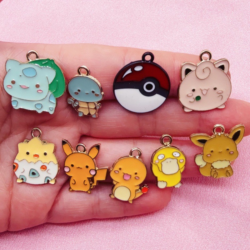 Gaming Accessories Gifts - 10 Pezzi Accessori per Gioielli Cartoon