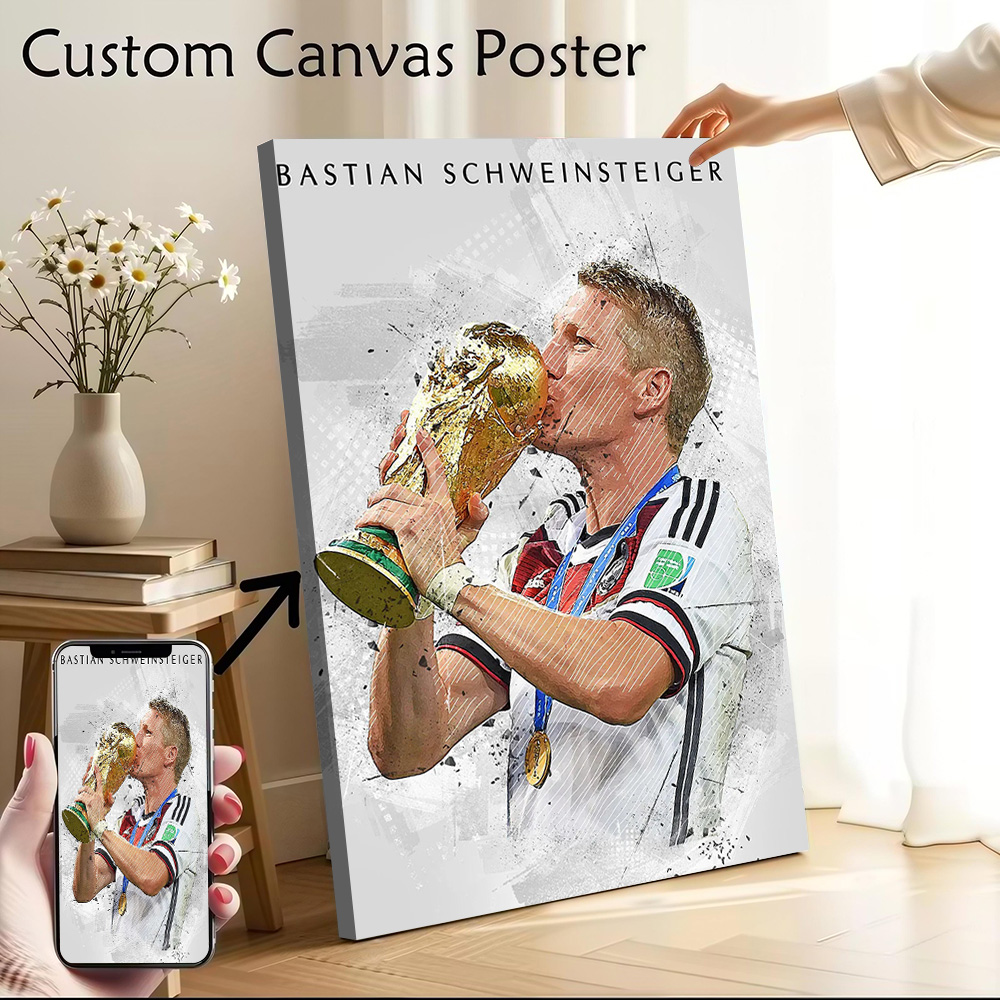 Gaming Accessories For Room - Poster su Tela di Bastian Schweinsteiger,
