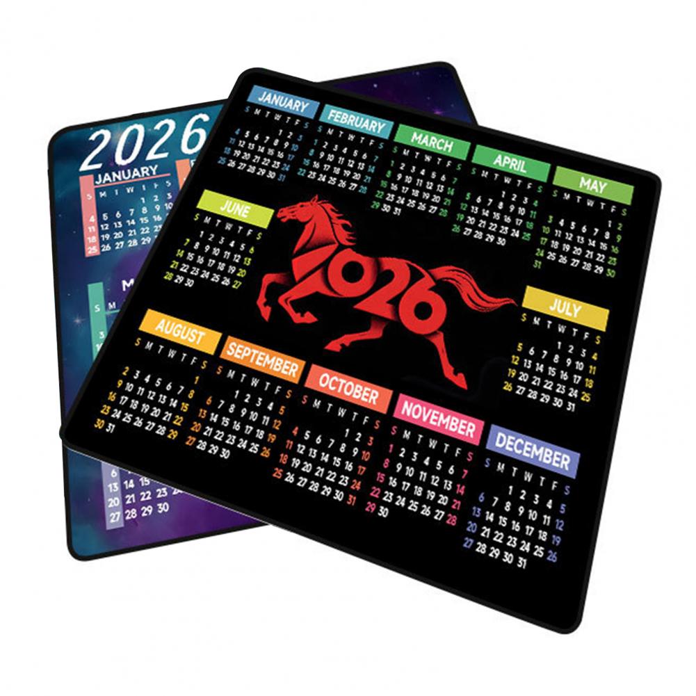 Gaming Accessories Laptop - Tappetino per mouse calendario 2026 Tappetino