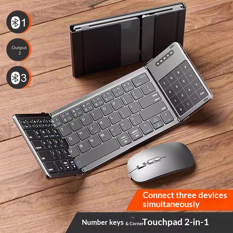 Gaming Accessories Laptop - Tastiera Bluetooth wireless Mengzu Tri Fold