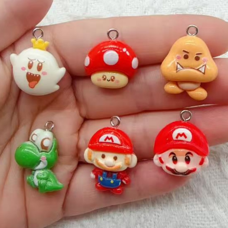Gaming Accessories Gifts - 10 pendenti in resina a forma
