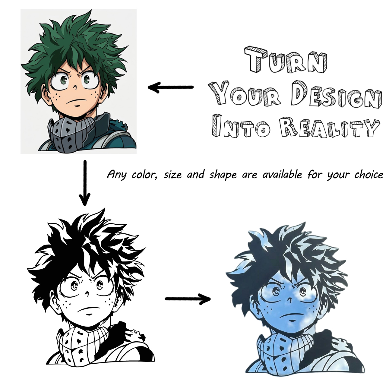 Specchio Anime Personalizzato, - Gaming Accessories For Room recensione e prezzo