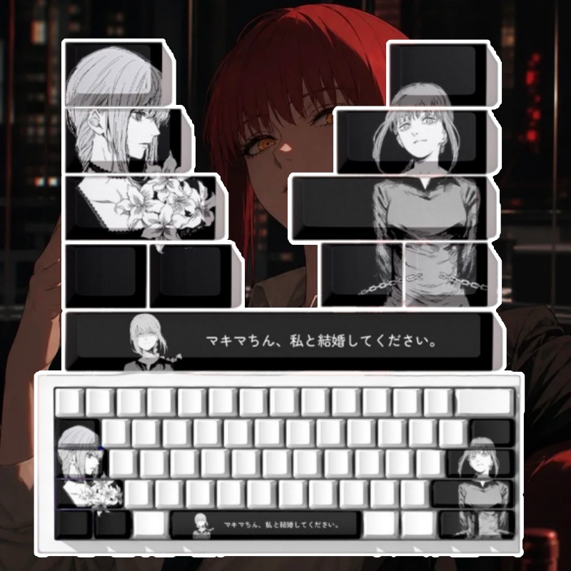 Keycaps a Tema Chainsaw Man Ma - Gaming Accessories Gifts For Men recensione e prezzo