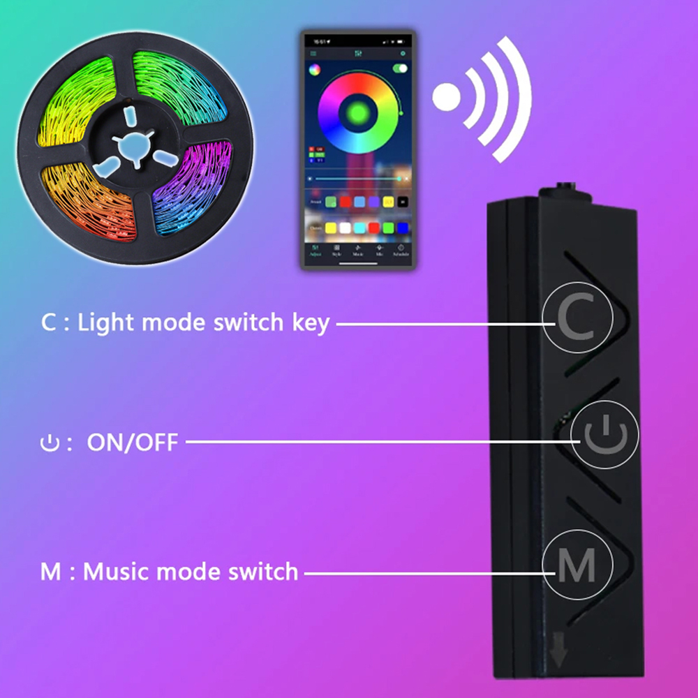 Striscia LED RGB con Controllo - Gaming Accessories App recensione e prezzo