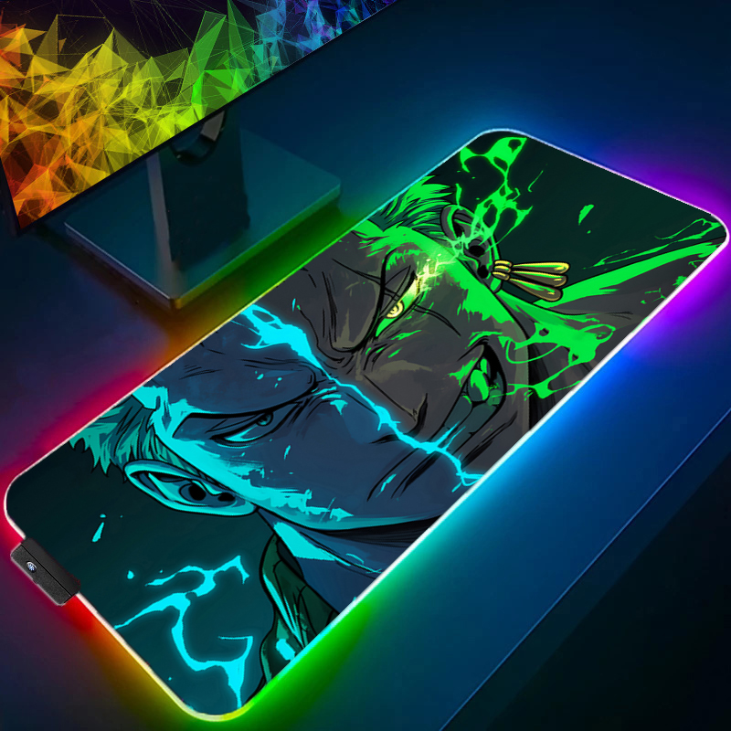 ONE PIECE Zoro Mouse Pad RGB A - Gaming Accessories Lights recensione e prezzo