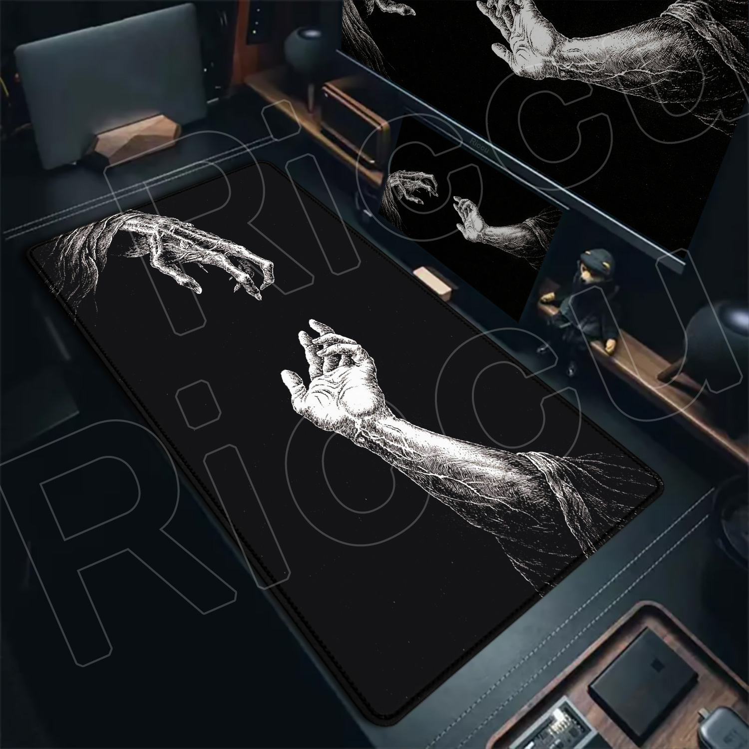 Tappetino per mouse XXL gotico - Gaming Hand Accessories recensione e prezzo