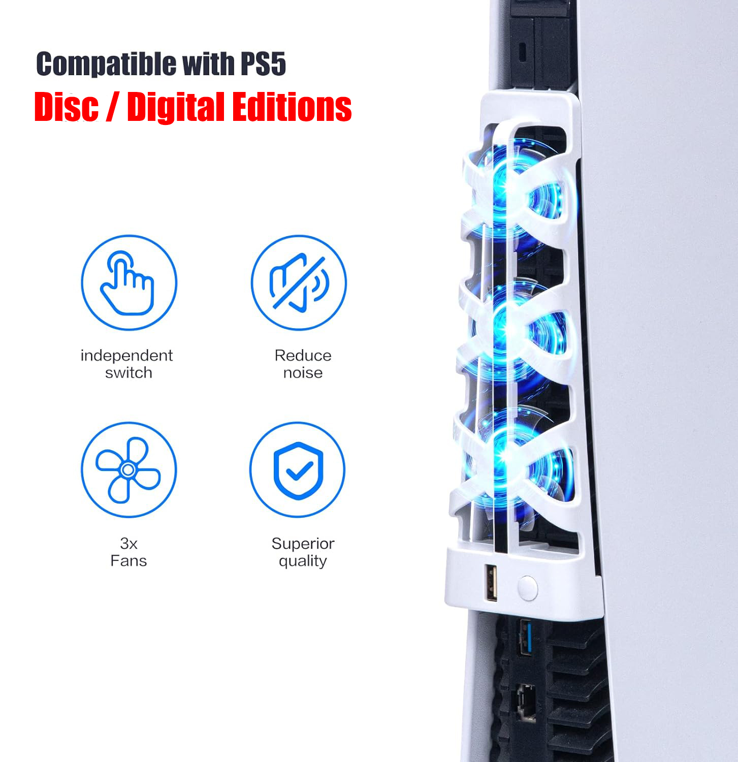 Ventola di Raffreddamento Sile - Gaming Accessories Lights recensione e prezzo